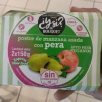 Dessert from Apple asada with Pera
