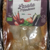 Lasaña from Vegetables  and Gluten Free