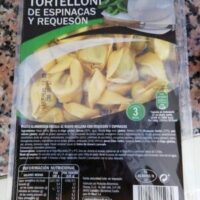Tortelloni from Spinach and requesón