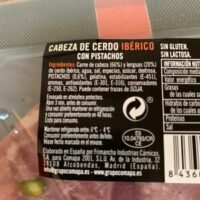 Cabeza from Cerdo ibérico with Pistachos Cabeza from Cerdo ibérico with Pistachos