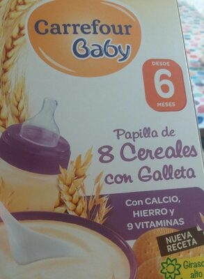 Papilla 8 Cereals with Galleta Papilla 8 Cereals with Galleta