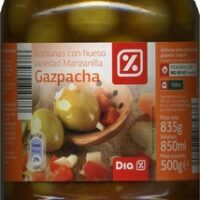 Olives Green partidas Dressed gazpacha "Dia Variedad Chamomile