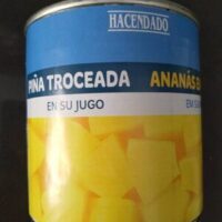 Piña Chopped in su jugo
