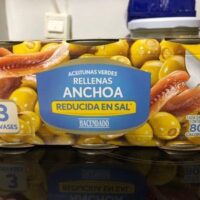 Olives Rellenas from Anchovy Sal Reducida