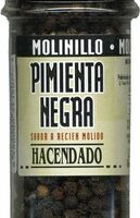 Pimienta negra in grano molinillo