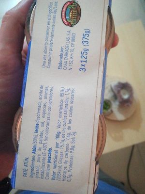 Pack paté from Tuna Pack paté from Tuna