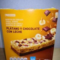 Barritas from Cereal Bananas and Chocolate with Leche