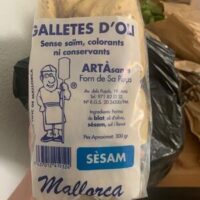 Galletes d’oli (sèsam) Galletes d'oli (sèsam)
