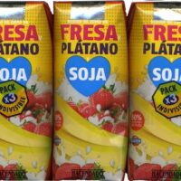 Bebida from zumo from Strawberry Bananas Soja. Pack from 3