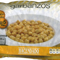 Garbanzos congelados