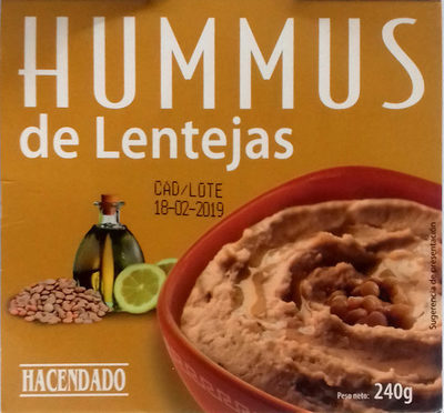Hummus from Lentejas Hummus from Lentejas