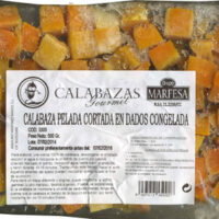 Pumpkin Peeled and Diced Frozen "Grupo Marfesa"
