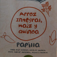 Papilla Rice,  maiz and Quinoa