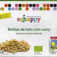 Tofu Ecological "Sojhappy in bolitas. Al Curry