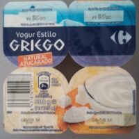 Yogurt estilo Greek Natural Sugarado