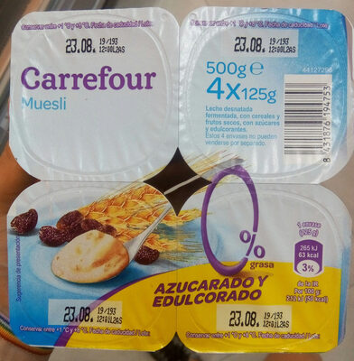 Yogurt Muesli Yogurt Muesli