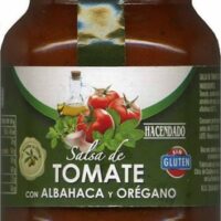 Salsa from Tomato with Basil and orégano