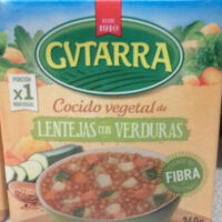 Cooked Vegetable Lentils with Vegetables