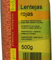 Lentils Red peladas