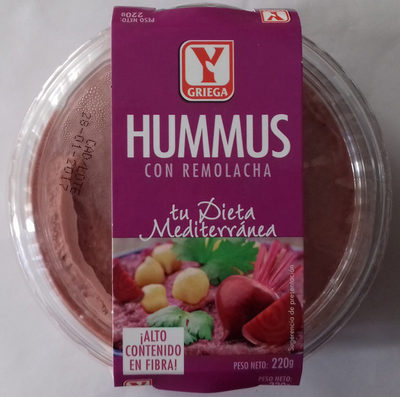 Hummus with Remolacha Dish Hummus with Remolacha Dish