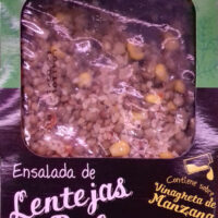 Salad from Lentils and bulgur