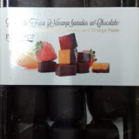 Daditos Strawberry and naranja bañados in Chocolate