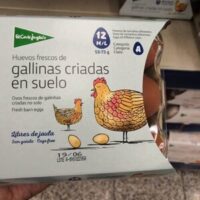 Huevos frescos clase m-l categoria from Gallinas criadas suelo