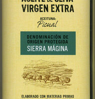 Extra Virgin Olive Oil Origin Sierra Mágina Variedad Picual