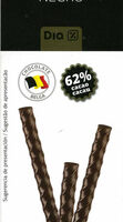 Mini sticks from Black Chocolate 62% Cocoa