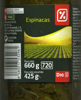 Spinachs in Canned