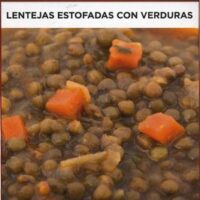 Lentils estofadas with Vegetables