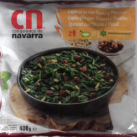 Spinachs with Raisins and piñones