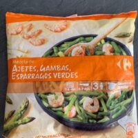 Mezcla from Ajetes, gambas and espárragos Green