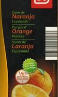 Zumo from Orange exprimida refrigerado with Pulpa "Dia"