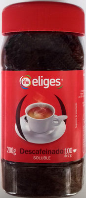Café soluble descafeinado Café soluble descafeinado
