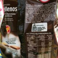 Cereals Stuffed from Soup from Chocolate and Avellanas