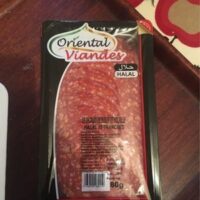 Chorizo from  Beef and Poultry Halal 16 tranches