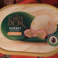 Carte d'Or Sorbet Plein Fruit Sorbet Fruit from La passion bac from 1000