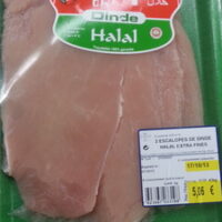 Escalopes from Turkey Halal (x 3) Extra Fine