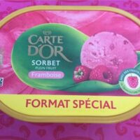 Sorbet plein Fruit Raspberry Sorbet plein Fruit Raspberry