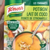 Soup potiron Milk from Coco, pointe from Lemongrass
