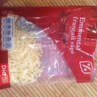 Emmental français râpé (29 % Less Fat)