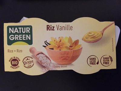 DESSERT VEGETAL RIZ Vanilla S GLUT S LACT DESSERT VEGETAL RIZ Vanilla S GLUT S LACT