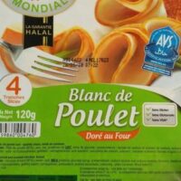 White Chicken doré four