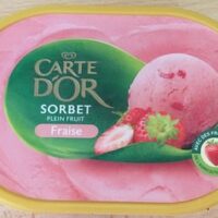 Sorbet  StrawberryCarte d'Or