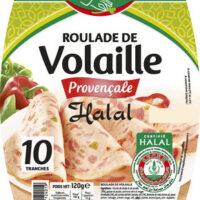 Roulade from Poultry provençale Halal - 10 tranches