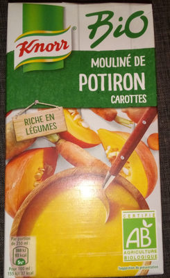 Mouliné from Potiron carottes Bio Mouliné from Potiron carottes Bio