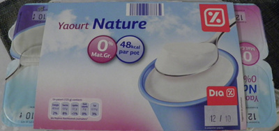 Yogurt Nature (0 % Less Fat) 8 pots Yogurt Nature (0 % Less Fat) 8 pots