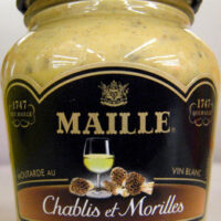 Mustard vin white from Chablis and with morilles Maille Mustard vin white from Chablis and with morilles Maille