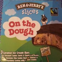 slices on the dough slices on the dough